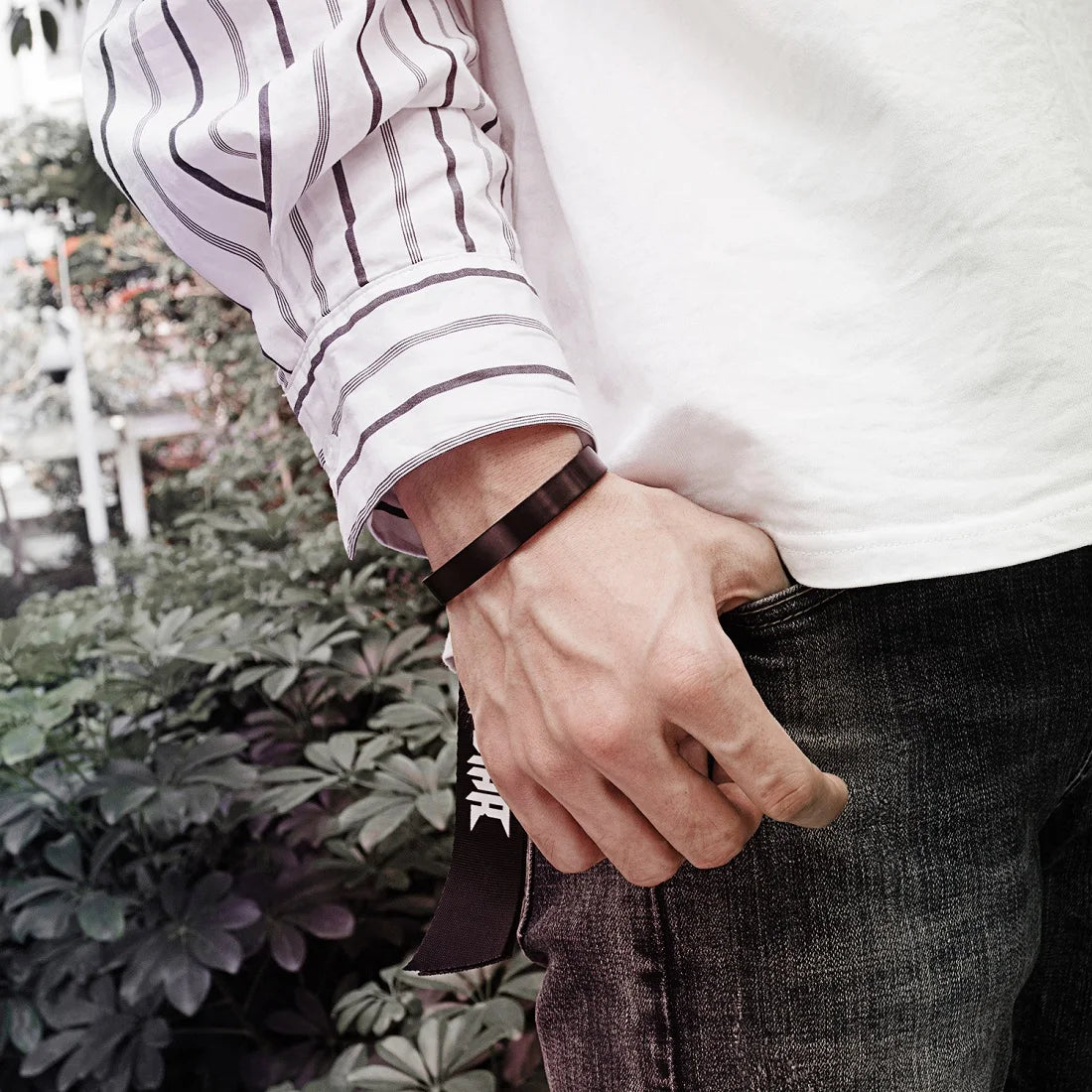 Stainless Steel Statement Cuff Bracelet