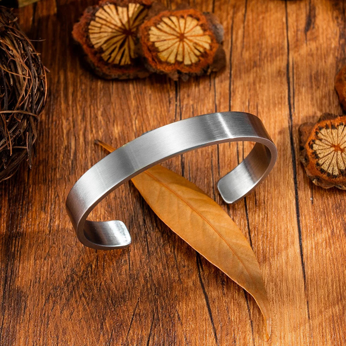 Stainless Steel Statement Cuff Bracelet