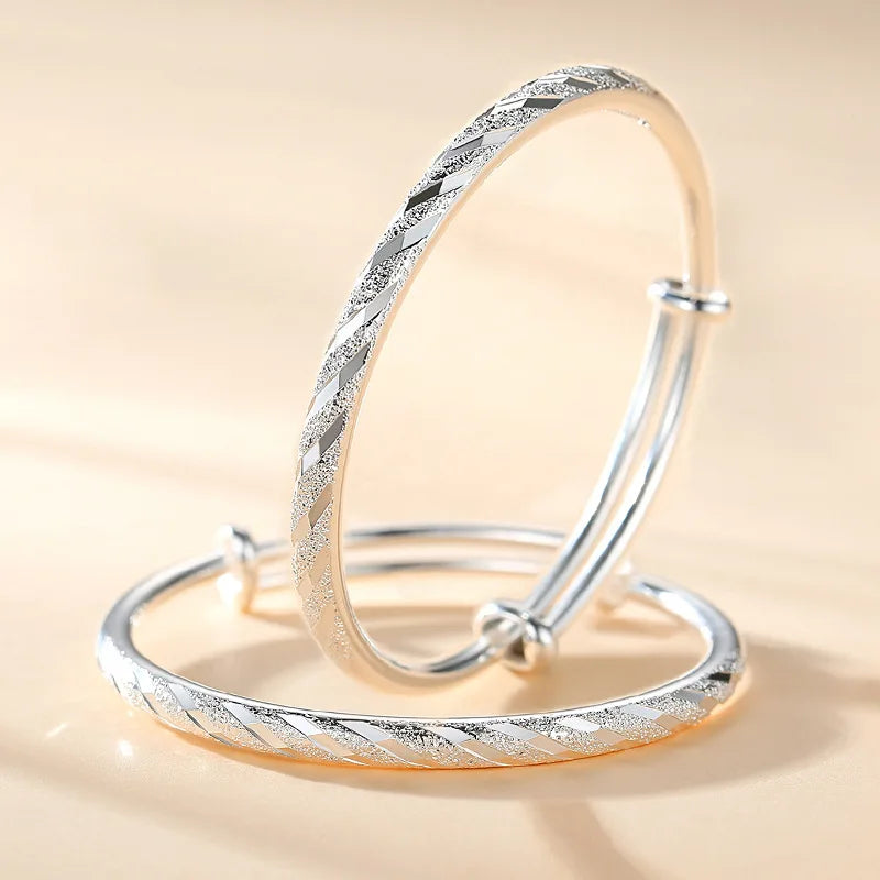925 Sterling Silver Cuff Meteor Bracelet - Bracelets Express