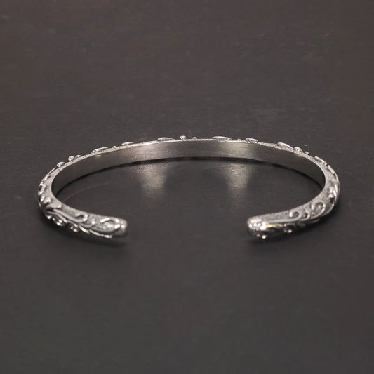 S925 Sterling Silver Retro Vintage Vine Bracelet - Bracelets Express