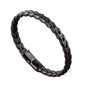 Titanium Steel Faux Leather Moroccan Bracelet