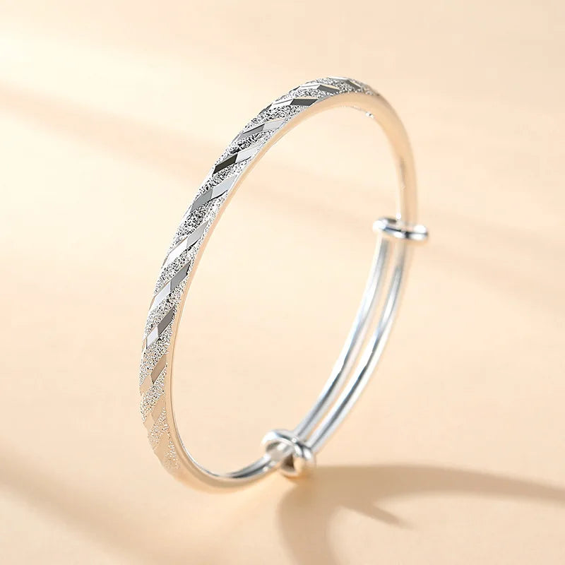 925 Sterling Silver Cuff Meteor Bracelet - Bracelets Express