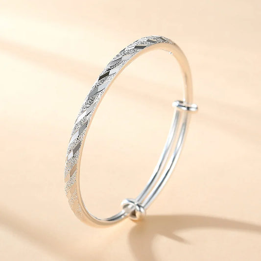 925 Sterling Silver Cuff Meteor Bracelet - Bracelets Express