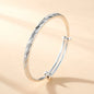 925 Sterling Silver Cuff Meteor Bracelet - Bracelets Express
