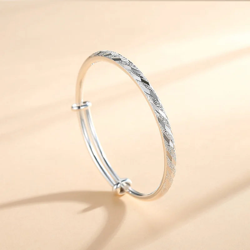 925 Sterling Silver Cuff Meteor Bracelet - Bracelets Express